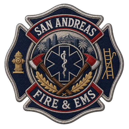 San Andreas Fire & EMS logo